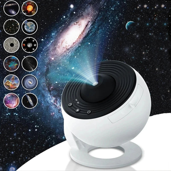 New Star Projector Galaxy Light 13 in 1 Planetarium 360° Rotating Aurora Night Light Lamp for Bedroom Starry Sky Kids Adult Gift